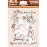 Stamperia Sleeping Beauty Once Upon a Time Natural Rubber Stamp (WTKCC201)*