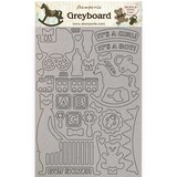 Stamperia Sleeping Beauty Greyboard A4 Baby (KLSPDA433)*