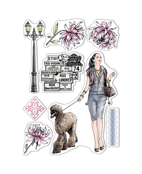 Ciao Bella Papercrafting Walk In Paris A5 Clear Stamps (PS8002) Ciao Bella Papercrafting Walk In Paris A5 Clear Stamps (PS8002)
