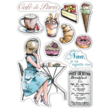Ciao Bella Papercrafting La Boulangerie A5 Clear Stamps (PS8003)