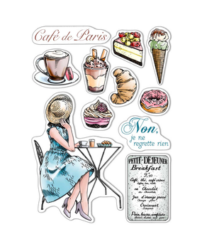 Ciao Bella Papercrafting La Boulangerie A5 Clear Stamps (PS8003) Ciao Bella Papercrafting La Boulangerie A5 Clear Stamps (PS8003)