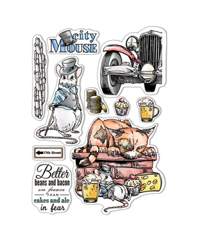 Ciao Bella Papercrafting The City Mouse A5 Clear Stamps (PS8008) Ciao Bella Papercrafting The City Mouse A5 Clear Stamps (PS8008)