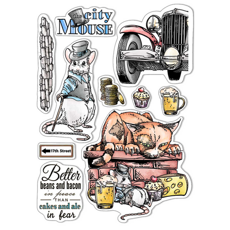 Ciao Bella Papercrafting The City Mouse A5 Clear Stamps (PS8008) Ciao Bella Papercrafting The City Mouse A5 Clear Stamps (PS8008)
