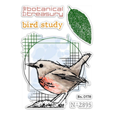 Ciao Bella Papercrafting Bird Study A6 Clear Stamps (PS6056)