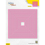 Nellie Snellen Multi Frame Dies Double stitchlines: Square (MFD148)
