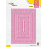 Nellie Snellen Multi Frame Dies Double stitchlines: Rectangle (MFD150)