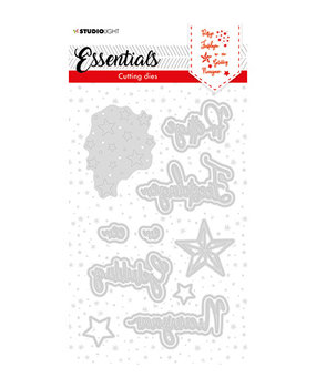 Studio Light Essentials Snijmal Christmas Prettige Feestdagen nr.59 (SL-ES-CD59)*