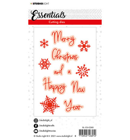 Studio Light Essentials Snijmal Christmas Merry Christmas nr.60 (SL-ES-CD60)