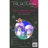 Pink Ink Designs Mr. & Mrs. Button A6 Clear Stamp Set (PI113)