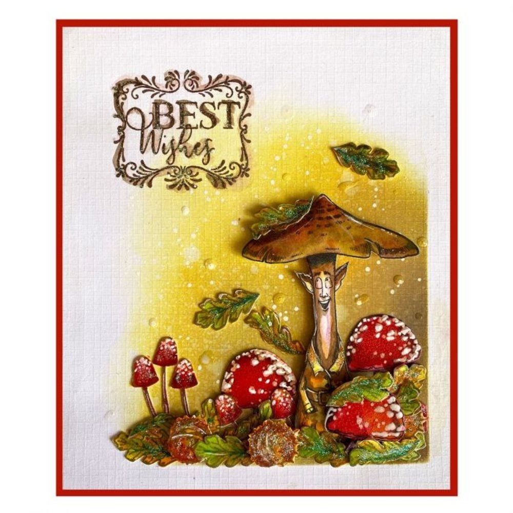 Pink Ink Designs Shitake Happens A6 Clear Stamp Set (PI114)