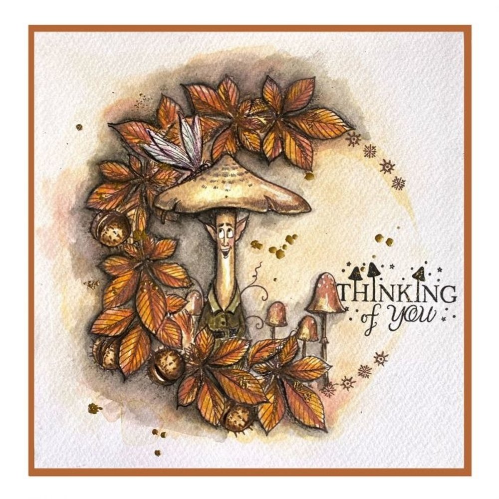 Pink Ink Designs Shitake Happens A6 Clear Stamp Set (PI114)