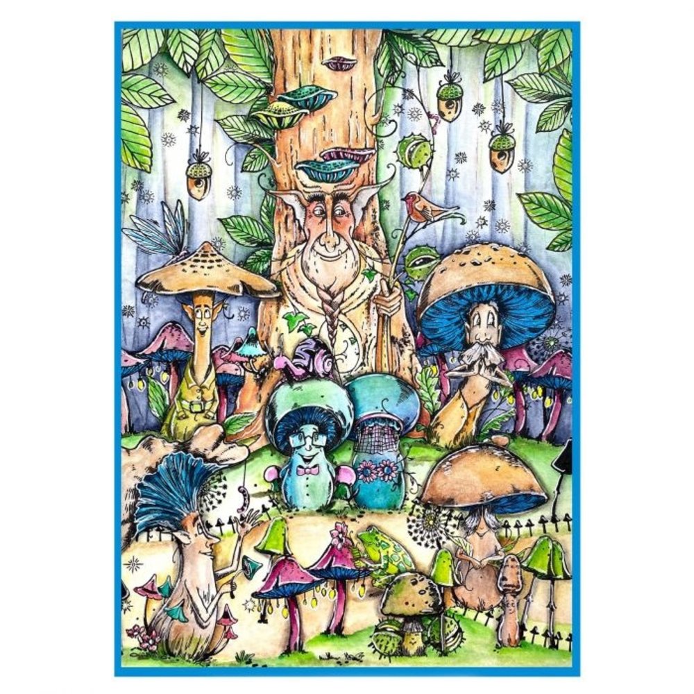 Pink Ink Designs Shitake Happens A6 Clear Stamp Set (PI114)