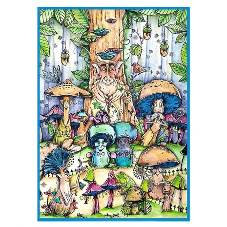 Pink Ink Designs Shitake Happens A6 Clear Stamp Set (PI114)