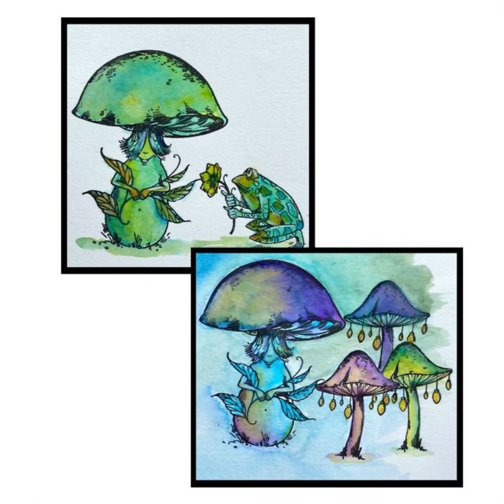 Pink Ink Designs Toadally Amazing A6 Clear Stamp Set (PI115)