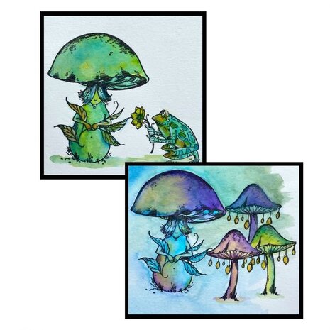 Pink Ink Designs Toadally Amazing A6 Clear Stamp Set (PI115)