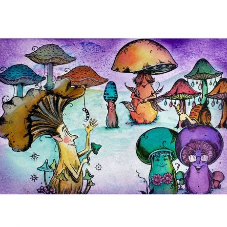 Pink Ink Designs Toadally Amazing A6 Clear Stamp Set (PI115)