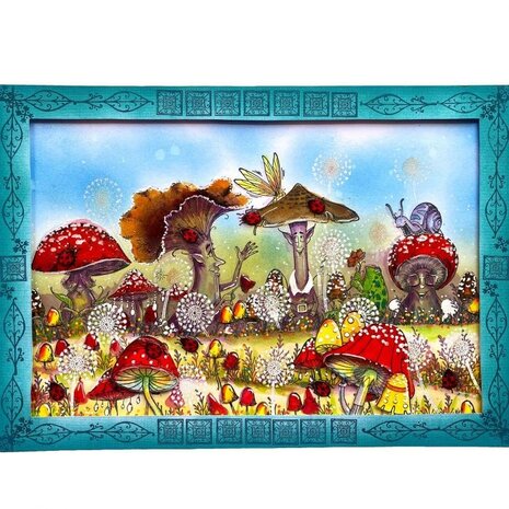 Pink Ink Designs Toadally Amazing A6 Clear Stamp Set (PI115)