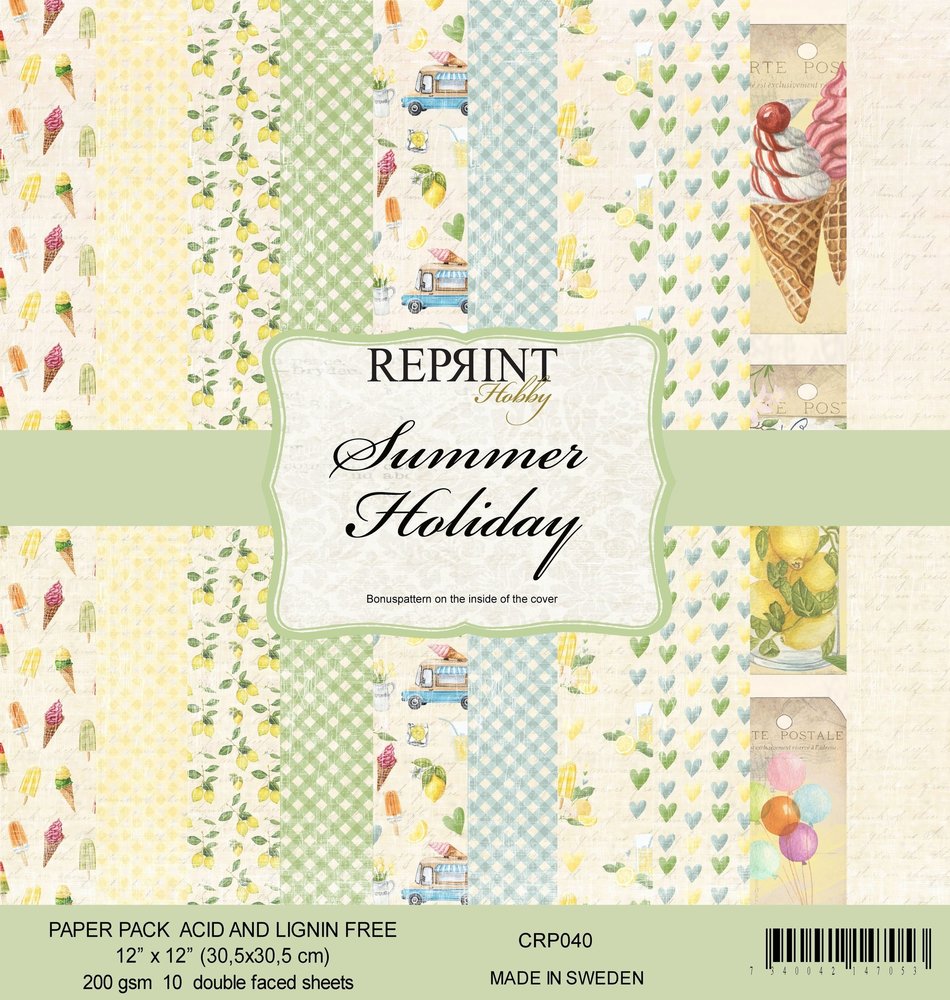 Reprint Summer Holiday Collection 12x12 Inch Paper Pack (CRP040) Reprint Summer Holiday Collection 12x12 Inch Paper Pack (CRP040)