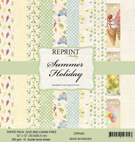 Reprint Summer Holiday Collection 12x12 Inch Paper Pack (CRP040) Reprint Summer Holiday Collection 12x12 Inch Paper Pack (CRP040)