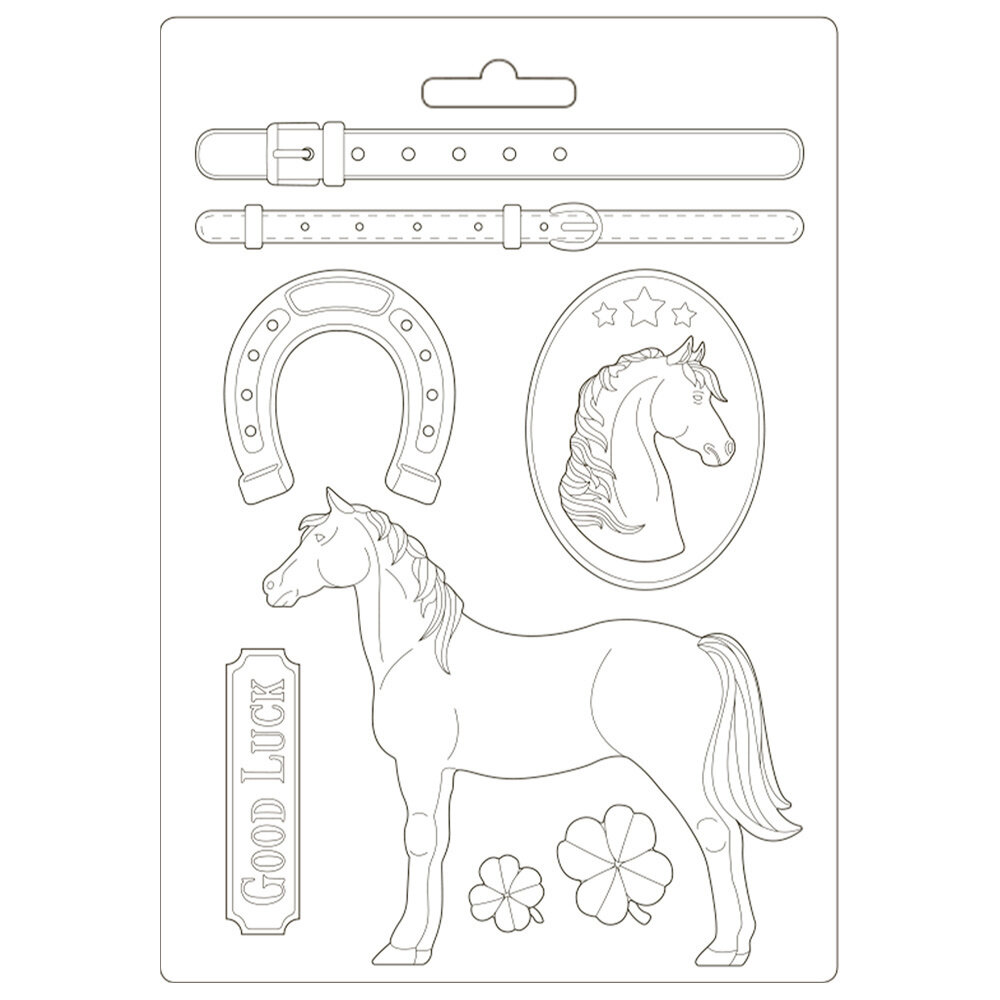 Stamperia Soft Mould A4 Romantic Horses Standing Horse (K3PTA4500) Stamperia Soft Mould A4 Romantic Horses Standing Horse (K3PTA4500)