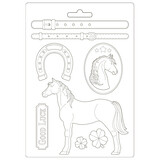 Stamperia Soft Mould A4 Romantic Horses Standing Horse (K3PTA4500)*