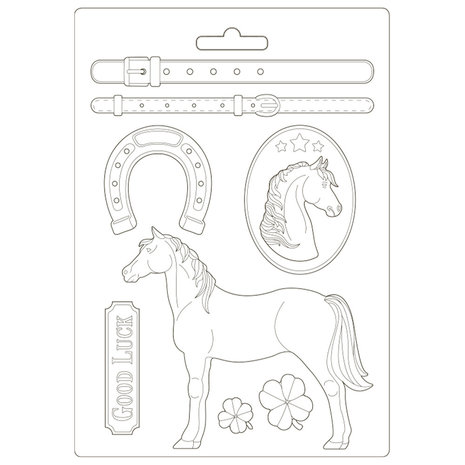 Stamperia Soft Mould A4 Romantic Horses Standing Horse (K3PTA4500) Stamperia Soft Mould A4 Romantic Horses Standing Horse (K3PTA4500)