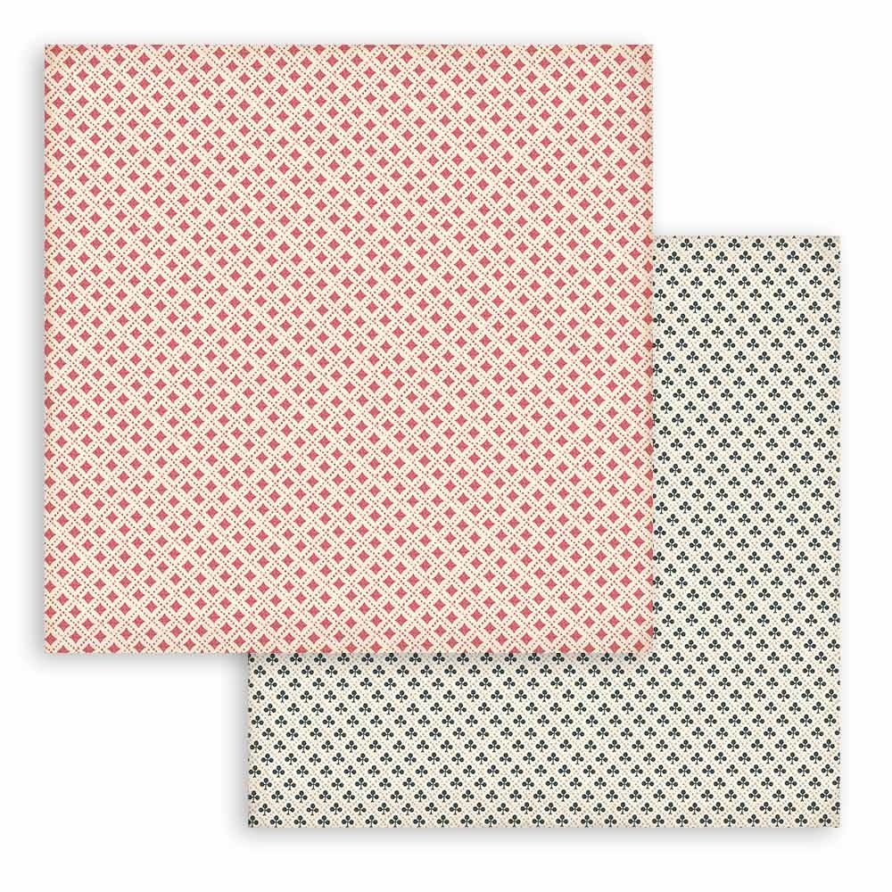 Stamperia Alice Backgrounds 8x8 Inch Paper Pack (SBBS46) Stamperia Alice Backgrounds 8x8 Inch Paper Pack (SBBS46)