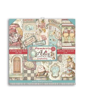 Stamperia Alice Through the Looking Glass 12x12 Inch Paper Pack (SBBL93) Stamperia Alice Through the Looking Glass 12x12 Inch Paper Pack (SBBL93)