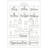 Stamperia Soft Mould A4 Alice Through the Looking Glass Chessboard (K3PTA4507)*