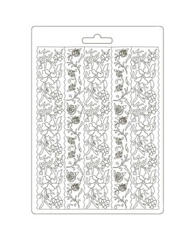 Stamperia Alice Through the Looking Glass Texture Impression Soft Mould A5 Borders (K3PTA588) Stamperia Alice Through the Looking Glass Texture Impression Soft Mould A5 Borders (K3PTA588)