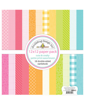 Doodlebug Design Inc. Cute & Crafty 12x12 Inch Petite Print Paper Pack (7291) Doodlebug Design Inc. Cute & Crafty 12x12 Inch Petite Print Paper Pack (7291)