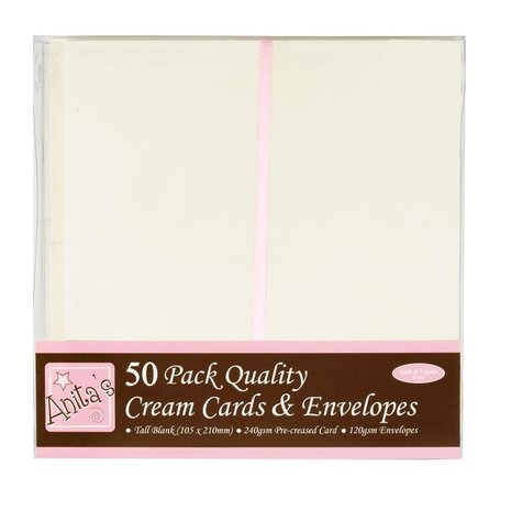 Anita's Tall Cards & Envelopes Cream (ANT 1513021)