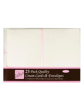 Anita's A5 Cards & Envelopes Cream (ANT 1514021) Anita's A5 Cards & Envelopes Cream (ANT 1514021)