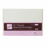 Anita's 5x7 Inch Textured Cards & Envelopes Cream (ANT 1512101)
