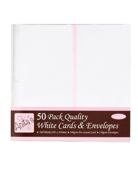 Anita's Tall Cards & Envelopes White (ANT 1513020) Anita's Tall Cards & Envelopes White (ANT 1513020)