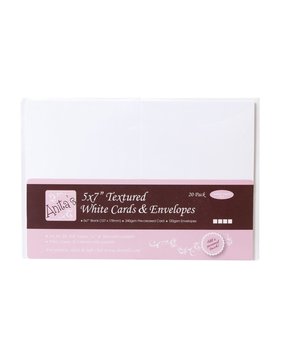 Anita's 5x7 Inch Textured Cards & Envelopes White (ANT 1512100) Anita's 5x7 Inch Textured Cards & Envelopes White (ANT 1512100)
