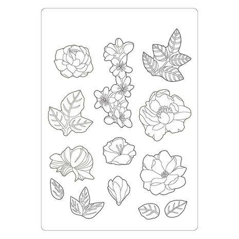 Stamperia Celebration Texture Impression Soft Mould A5 Flowers (K3PTA580) Stamperia Celebration Texture Impression Soft Mould A5 Flowers (K3PTA580)