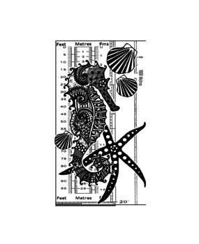 Crafty Individuals Under the Sea Unmounted Rubber Stamps (CI-548)