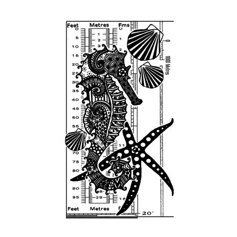 Crafty Individuals Under the Sea Unmounted Rubber Stamps (CI-548)