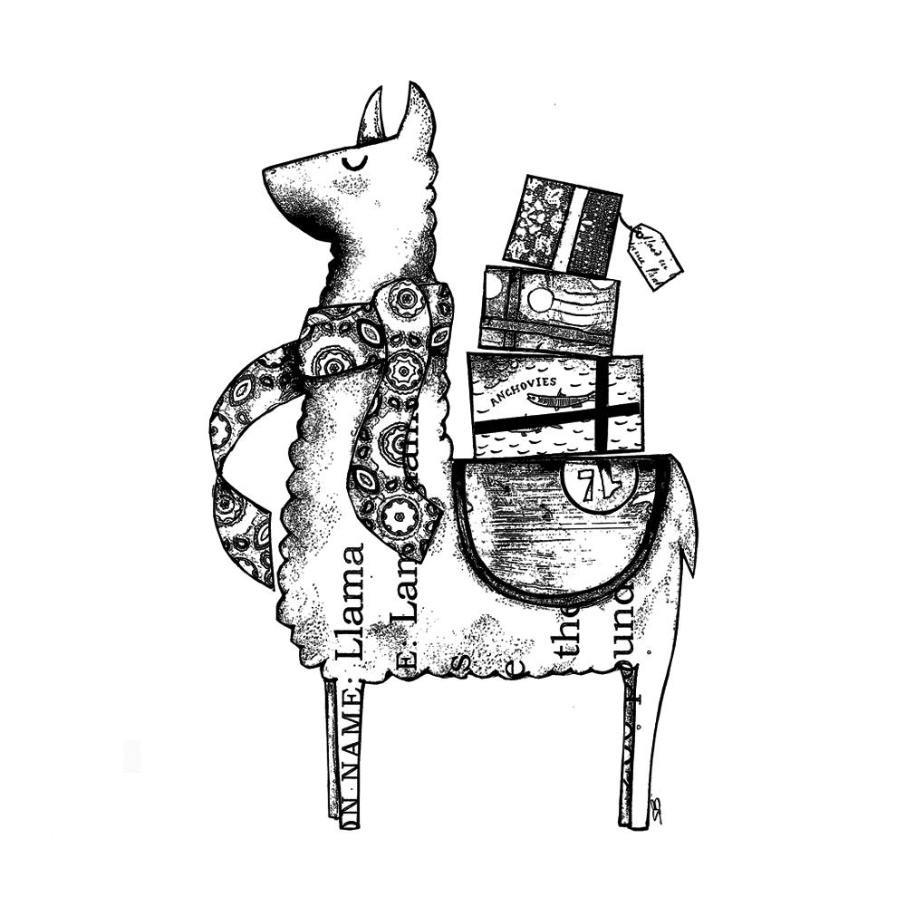 Crafty Individuals Luigi the Llama Unmounted Rubber Stamps (CI-567) Crafty Individuals Luigi the Llama Unmounted Rubber Stamps (CI-567)
