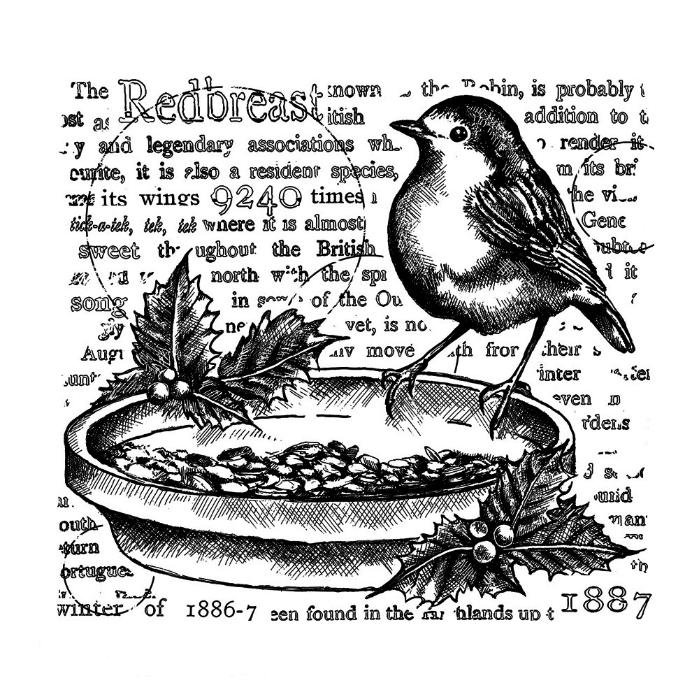 Crafty Individuals The Redbreast Unmounted Rubber Stamps (CI-575) Crafty Individuals The Redbreast Unmounted Rubber Stamps (CI-575)