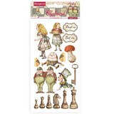 Stamperia Chipboard Alice Throught the Looking Glass 15x30cm (DFLCB38)