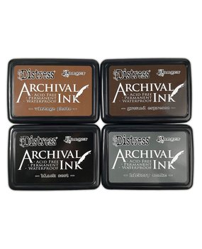 Ranger Tim Holtz Distress® Archival Ink™ 4-Pack (AMPK77947) Ranger Tim Holtz Distress® Archival Ink™ 4-Pack (AMPK77947)