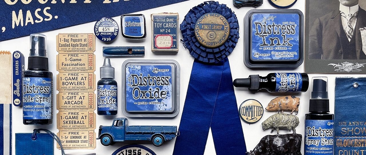 Ranger Distress Ink Pad Prize Ribbon (TIM72669) Ranger Distress Ink Pad Prize Ribbon (TIM72669)