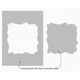 My Favorite Things Watercolor Wash Square Stencil (ST-158)