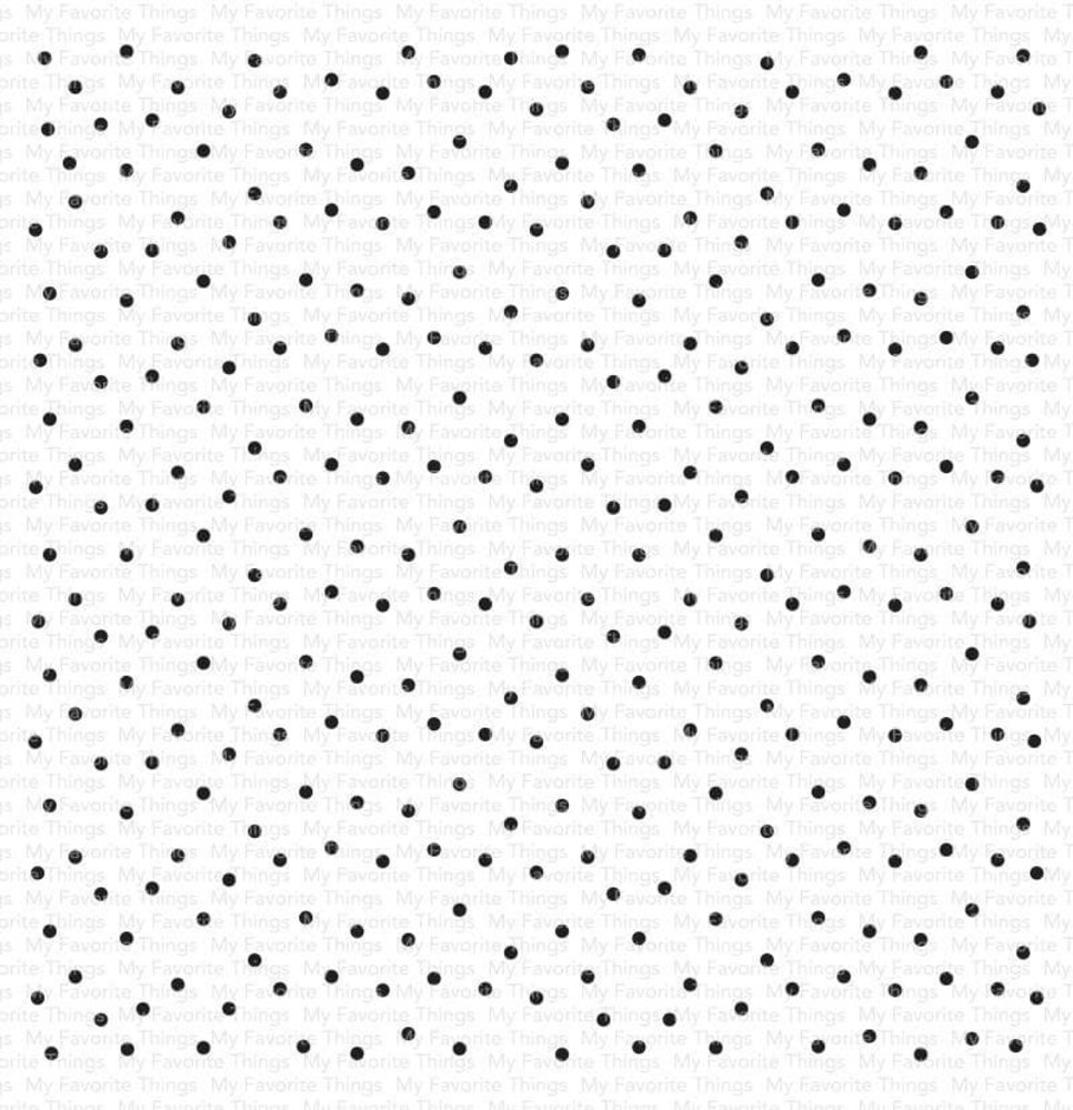 My Favorite Things Polka Dot Party Background Rubber Stamp (BG-143)