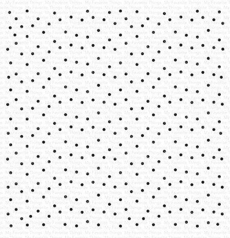 My Favorite Things Polka Dot Party Background Rubber Stamp (BG-143)