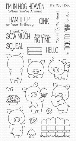 My Favorite Things Hog Heaven Clear Stamps (BB-131) My Favorite Things Hog Heaven Clear Stamps (BB-131)
