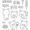 My Favorite Things Hog Heaven Clear Stamps (BB-131) My Favorite Things Hog Heaven Clear Stamps (BB-131)