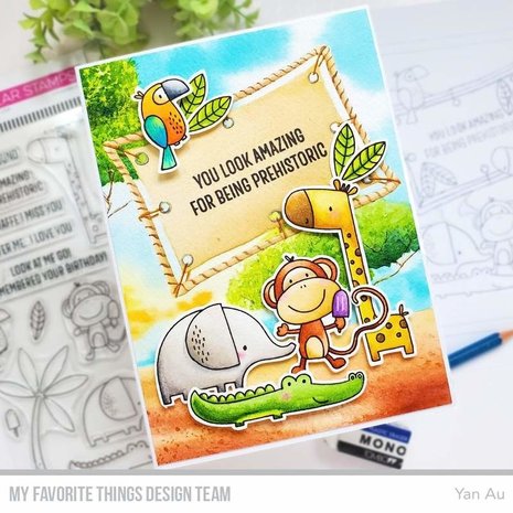 My Favorite Things Summer Safari Clear Stamps (CS-572) My Favorite Things Summer Safari Clear Stamps (CS-572)